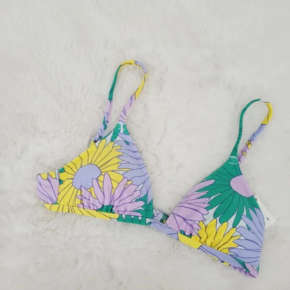 🐠AERIE TRIANGLE BIKINI TOP SIZE S - Picture 6 of 8
